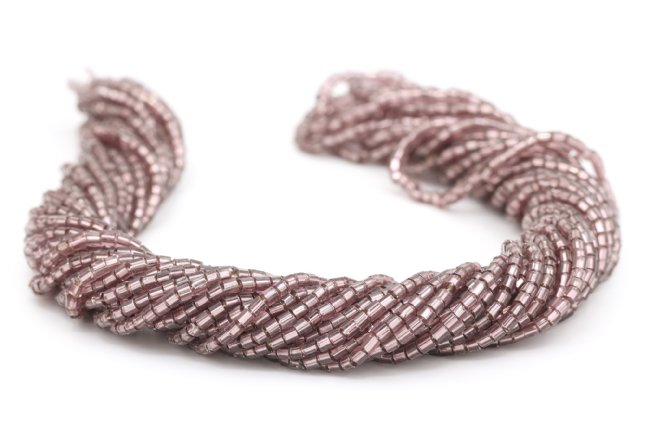 Preciosa Ornela Two-Cut Light Amethyst Silver Lined Beads