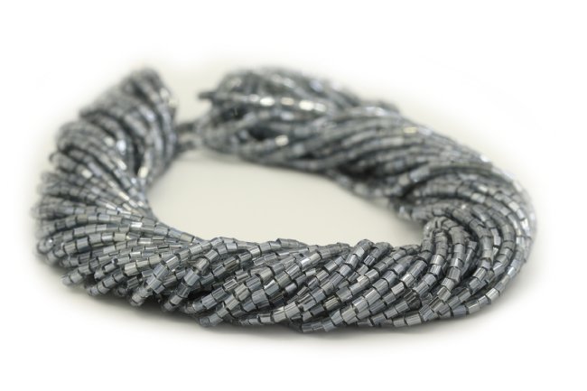 Preciosa Ornela Two-Cut Transparent Black Diamond Luster Beads