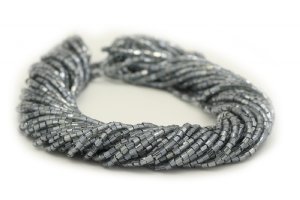 Preciosa Ornela Two-Cut Transparent Black Diamond Luster Beads