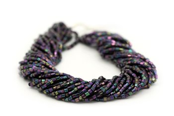 Preciosa Ornela Two-Cut Purple Iris Beads