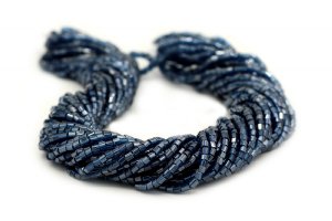 Preciosa Ornela Two-Cut Transparent Montana Sapphire Luster Beads
